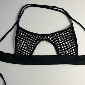 iheartraves fishnet bralette top